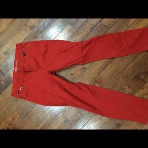 Red skinny jeans New York and company